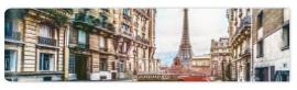 Fototapeta The eiffel tower in Paris from