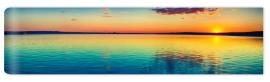 Fototapeta Sunset over the lake. Amazing