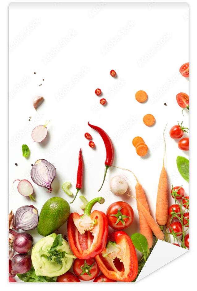 Fototapeta various fresh vegetables