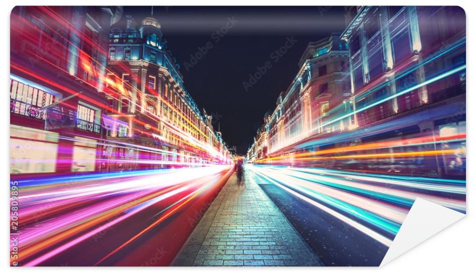 Fototapeta Speed of light in London City 