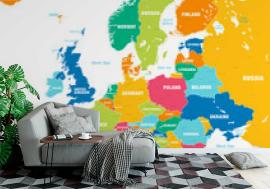 Fototapeta Colorful Vector map of Europe