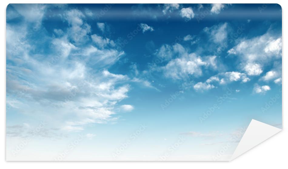 Fototapeta Clear blue sky and white