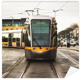 Fototapeta Tram Luas in Dublin