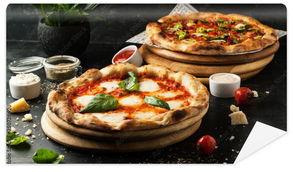 Fototapeta Delicious pizza with