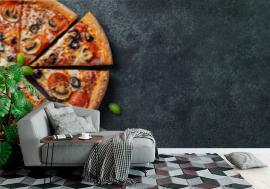 Fototapeta Tasty pepperoni pizza with