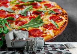 Fototapeta Pepperoni Pizza with