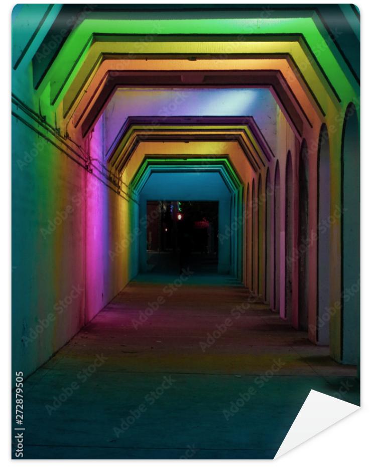 Fototapeta Birmingham, AL color tunnel at