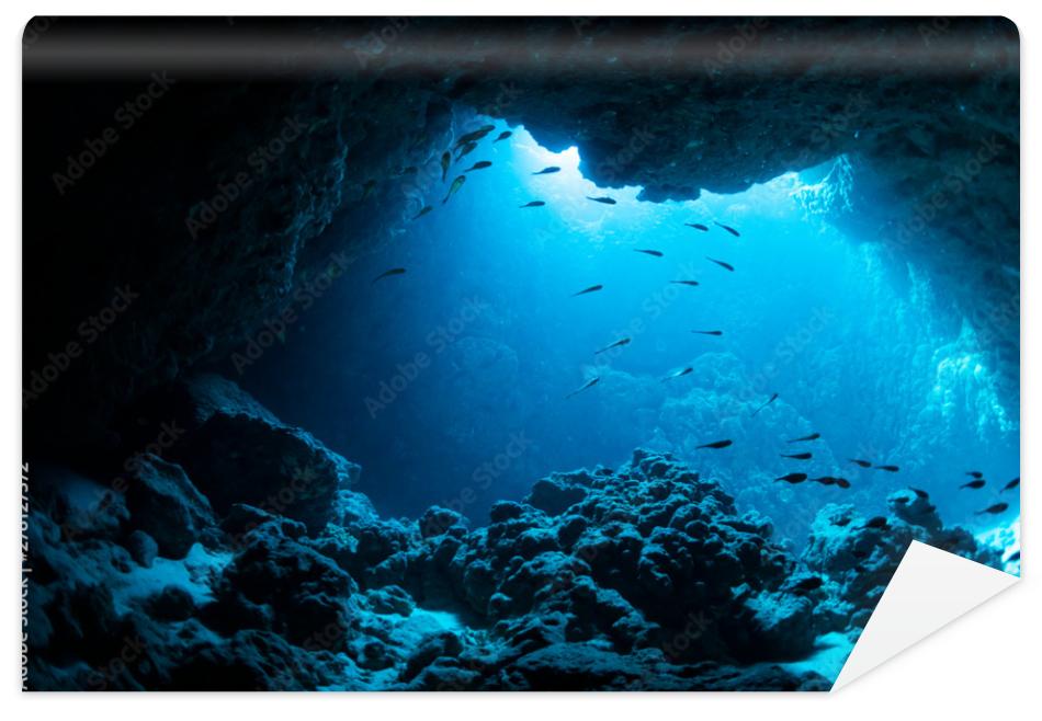 Fototapeta Underwater cave