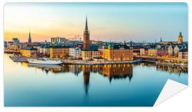 Fototapeta Sunset view of Gamla stan in