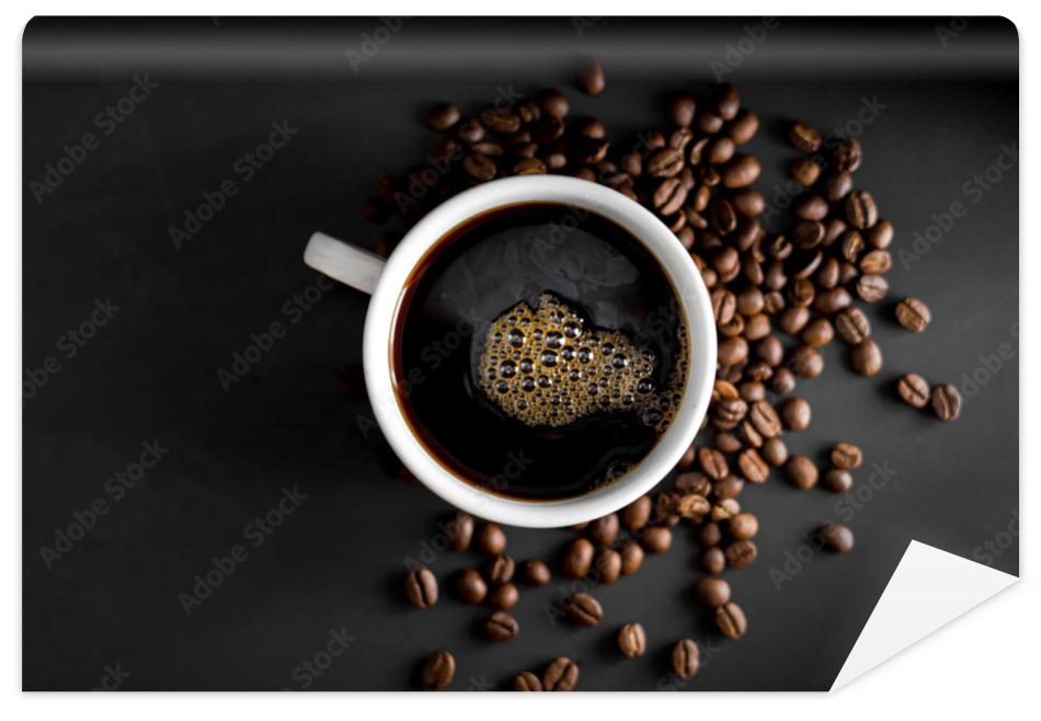 Fototapeta Coffee, black coffee, drip