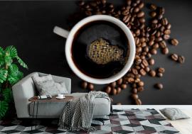 Fototapeta Coffee, black coffee, drip