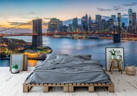Fototapeta New York skyline panorama with