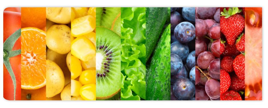 Fototapeta Background of fruits,