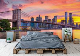 Fototapeta Lower Manhattan Skyline and