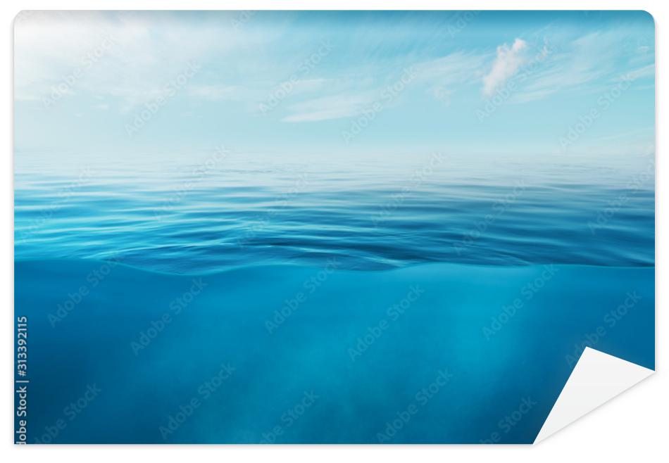 Fototapeta Blue sea or ocean water