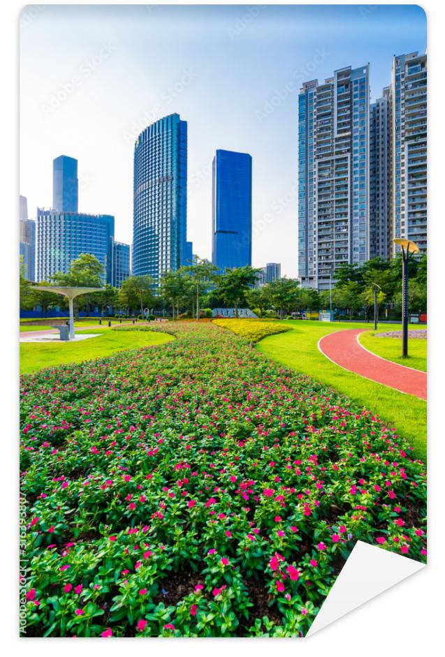 Fototapeta park in city of Guangzhou in
