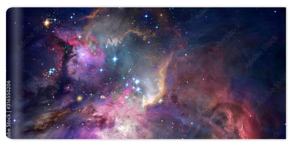 Fototapeta Nebula and galaxies in space.