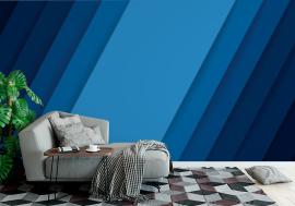 Fototapeta abstract modern blue lines