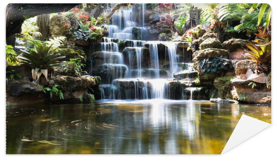 Fototapeta waterfall in japanese garden