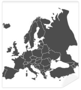 Fototapeta landkarte europa v2 ii