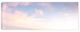 Fototapeta light soft panorama sunset sky