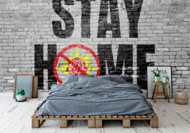 Fototapeta Stay Home and Stop the Virus