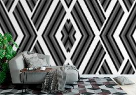 Fototapeta Seamless pattern with black