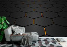 Fototapeta Glowing Hexagon Floor
