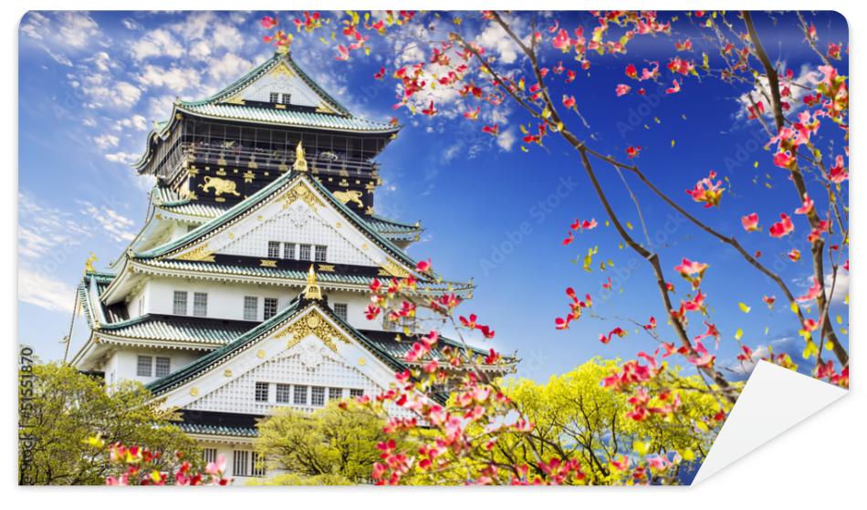 Fototapeta Osaka castle for adv or others