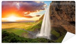 Fototapeta Waterfall, Iceland -