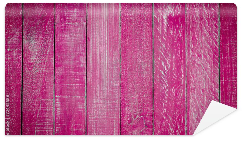 Fototapeta Close up pink wooden