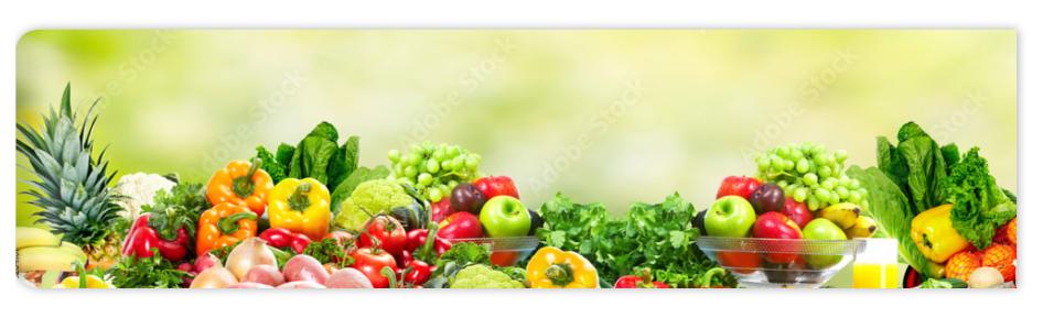 Fototapeta Fruits and vegetables.