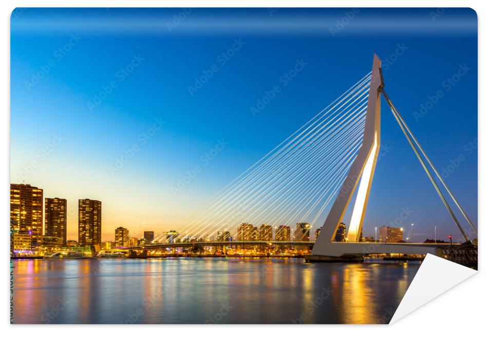 Fototapeta Erasmus bridge Rotterdam