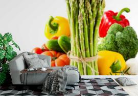 Fototapeta Fresh vegetables isolated on