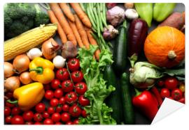 Fototapeta Fresh vegetables background -