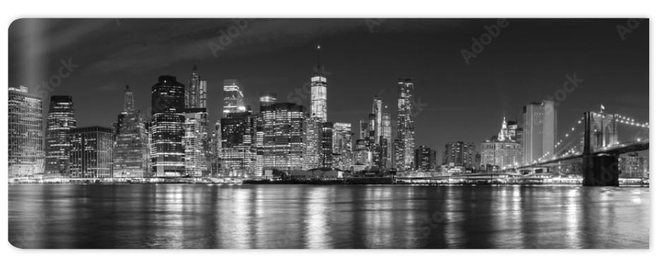 Fototapeta Black and white New York City