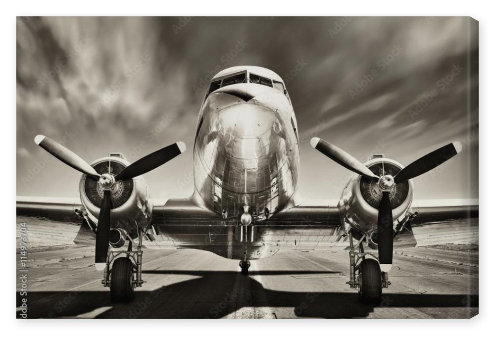 Obraz na płótnie vintage airplane