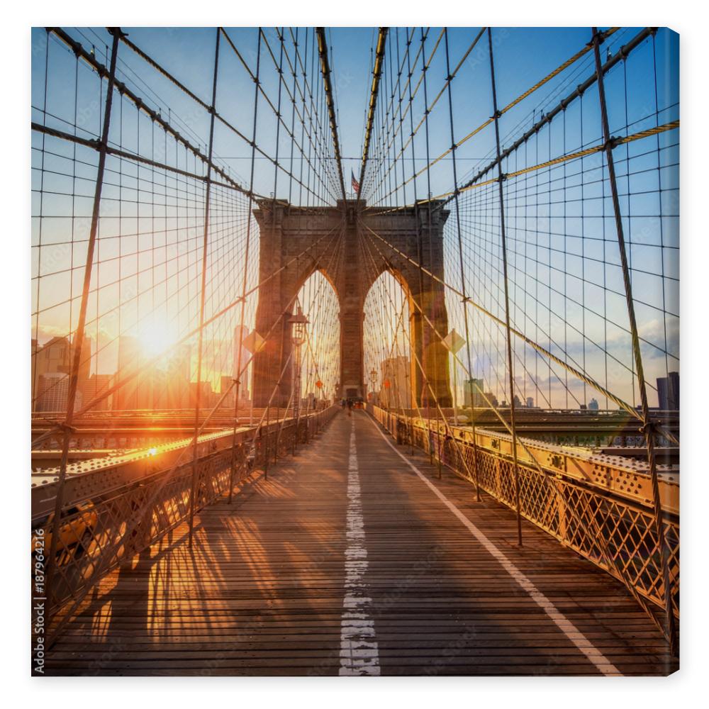 Obraz na płótnie Brooklyn Bridge in New York