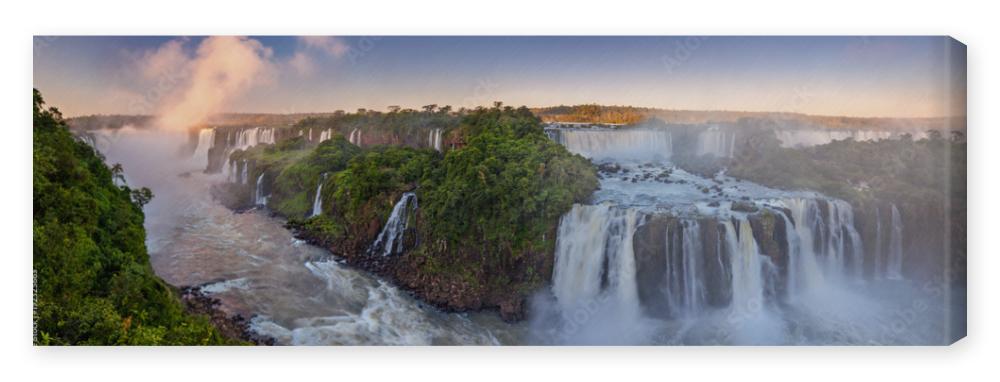 Obraz na płótnie The amazing Iguazu falls,