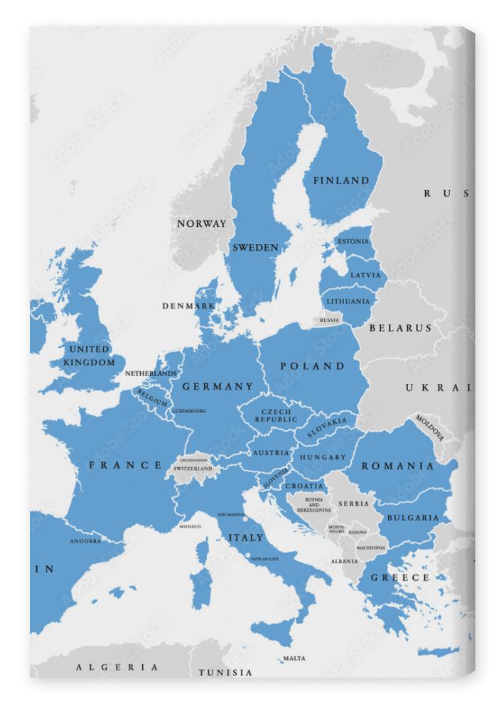 Obraz na płótnie European Union countries.