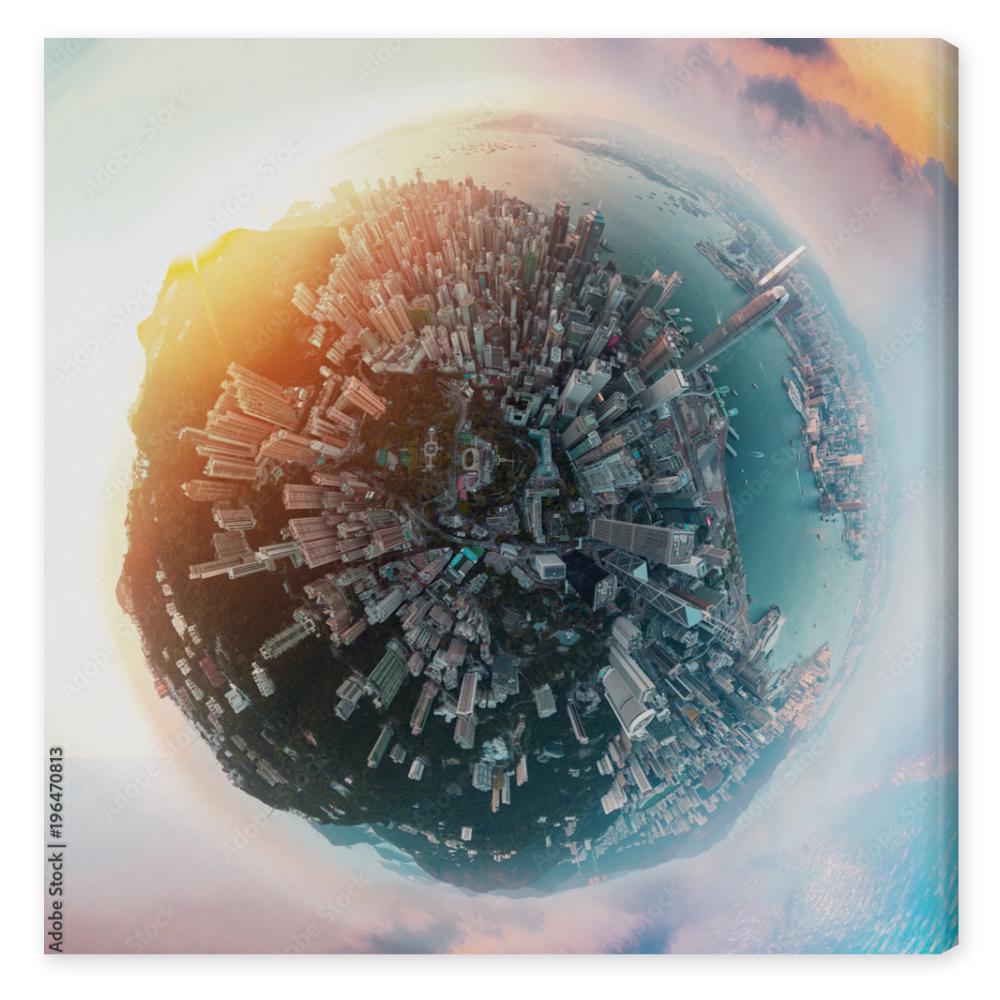 Obraz na płótnie Panorama Hong Kong City