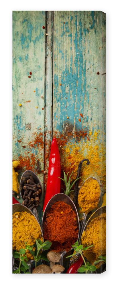 Obraz na płótnie Various colorful spices on
