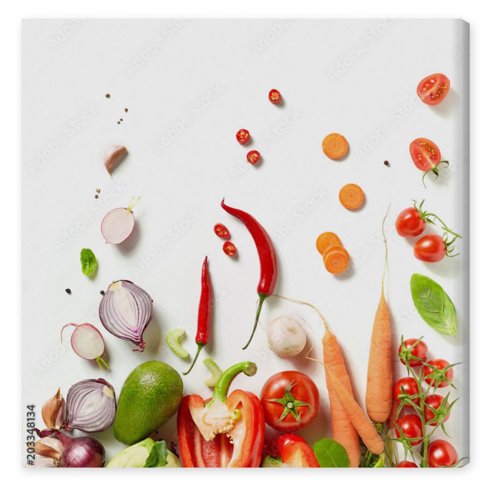 Obraz na płótnie various fresh vegetables