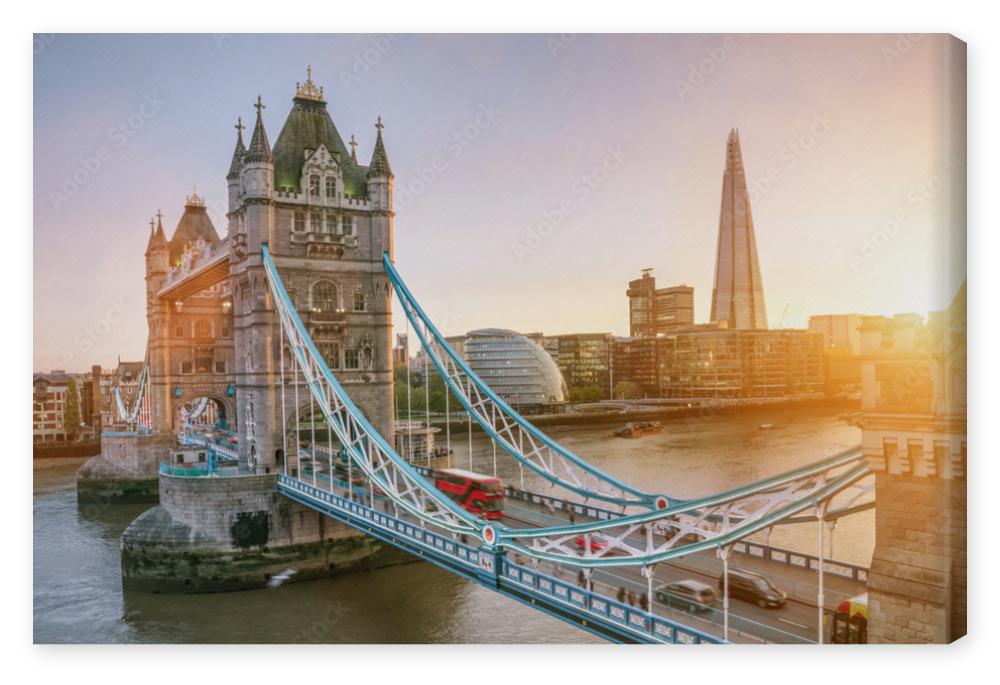 Obraz na płótnie The london Tower bridge at