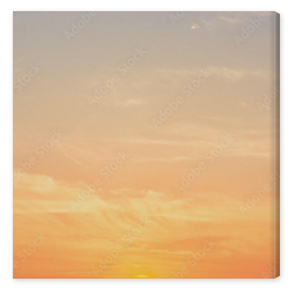 Obraz na płótnie Panoramic sunset sky