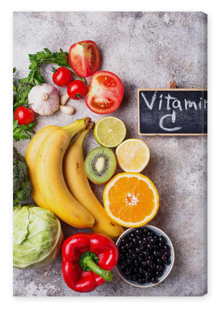 Obraz na płótnie Food containing vitamin C.