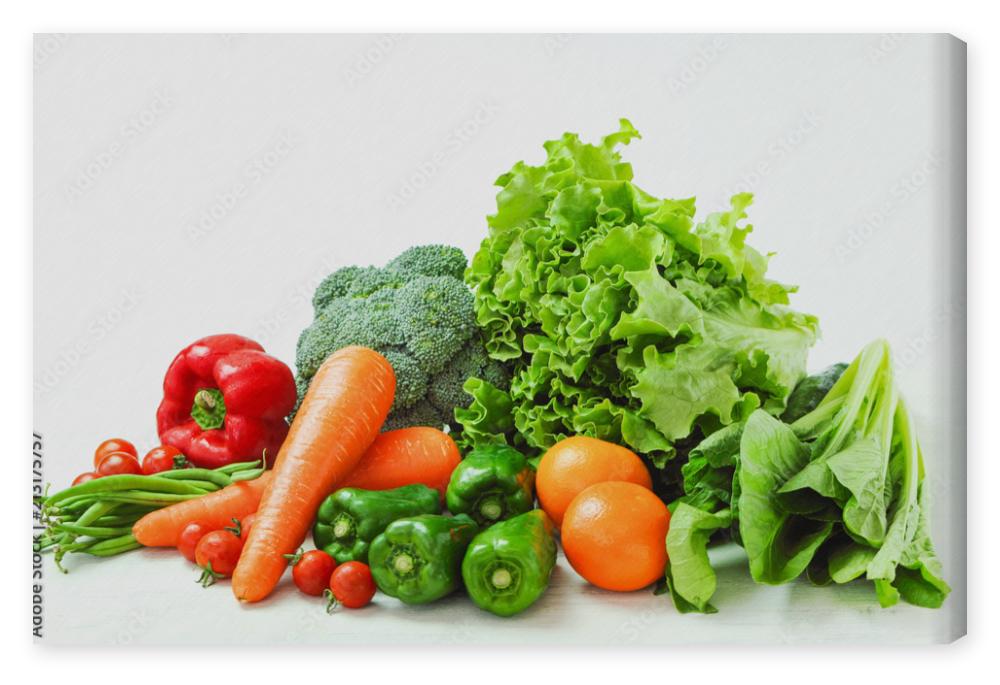 Obraz na płótnie 新鮮な野菜の盛り合わせ