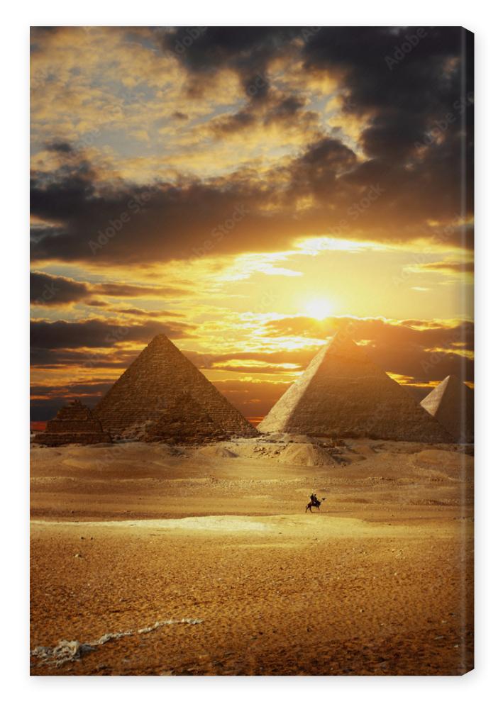 Obraz na płótnie Giza pyramids