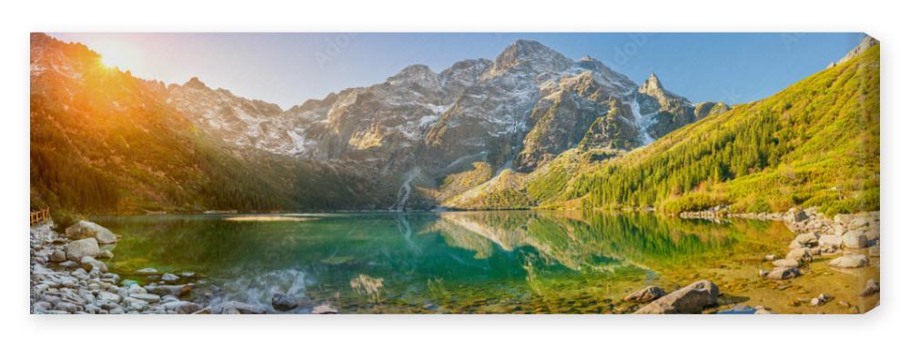 Obraz na płótnie Tatra National Park, a lake in