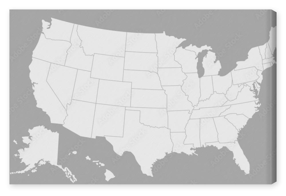 Obraz na płótnie United States of America blank